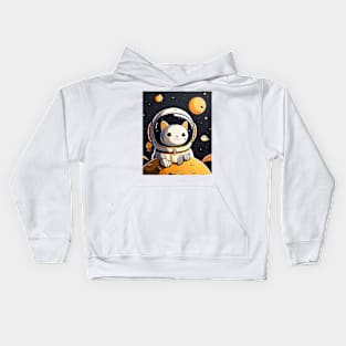 Cat Astronaut, Space Kitty, Catronaut - Cat Lover Kids Hoodie